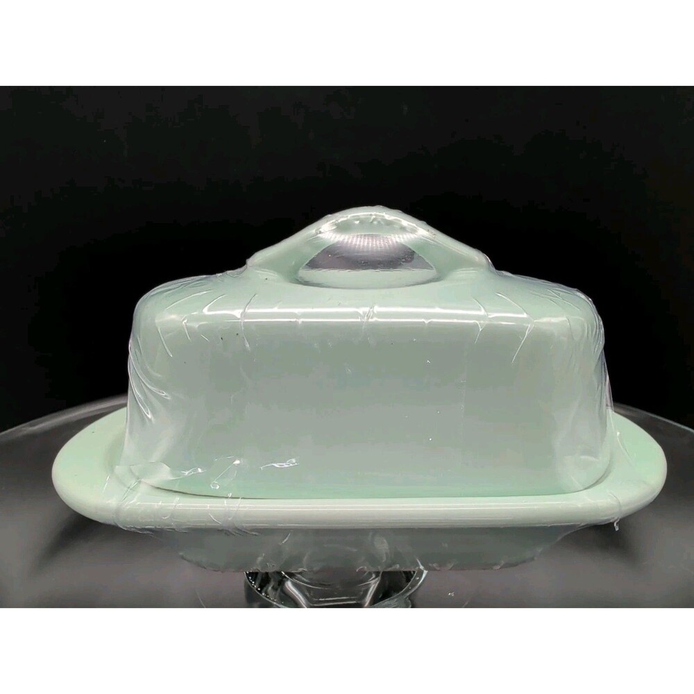 Chantal Sage Green Mini Covered Butter Dish 5" Stoneware 93-TVBD2 Half Stick NEW